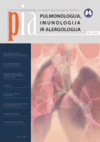 Pulmonologija, imunologija ir alergologija 2010 m. I numeris