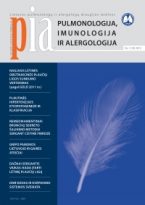 Pulmonologija, imunologija ir alergologija 2012 m. I numeris