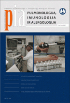 Pulmonologija, imunologija ir alergologija 2007 m. II numeris