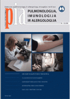 Pulmonologija, imunologija ir alergologija 2008 m. II numeris