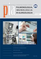 Pulmonologija, imunologija ir alergologija 2009 m. II numeris