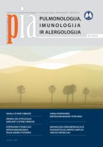 Pulmonologija, imunologija ir alergologija 2011 m. II numeris