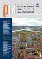 Pulmonologija, imunologija ir alergologija 2016 m. I numeris