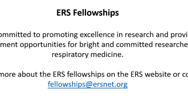Informacija apie ERS Fellowship Portfolio 2018