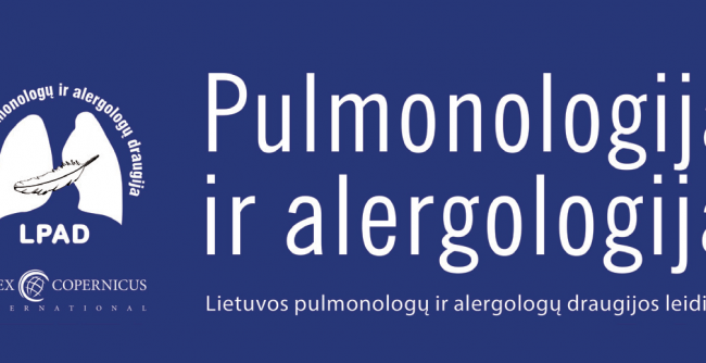 Žurnalas „Pulmonologija ir alergologija“ įtrauktas į tarptautinę Index Copernicus duomenų bazę