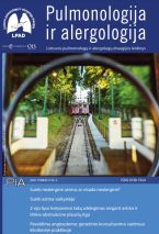 Pulmonologija ir alergologija 2021 m. II numeris