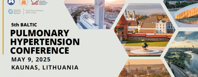 Kvietimas į konferenciją „5th Baltic Pulmonary Hypertension conference 2025“