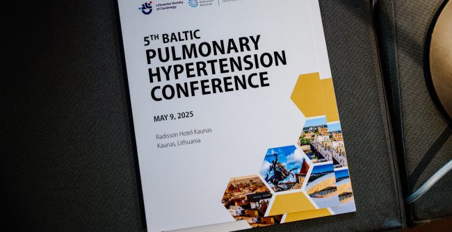Akimirkos iš konferencijos „5th Baltic Pulmonary Hypertension conference 2025“